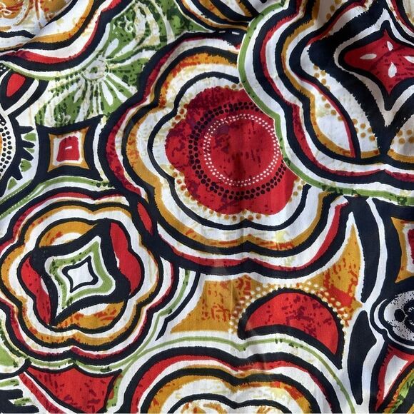 Maurices Red and Yellow Sleeveless Tank Top with Graphic Design - Picture 4 of 6